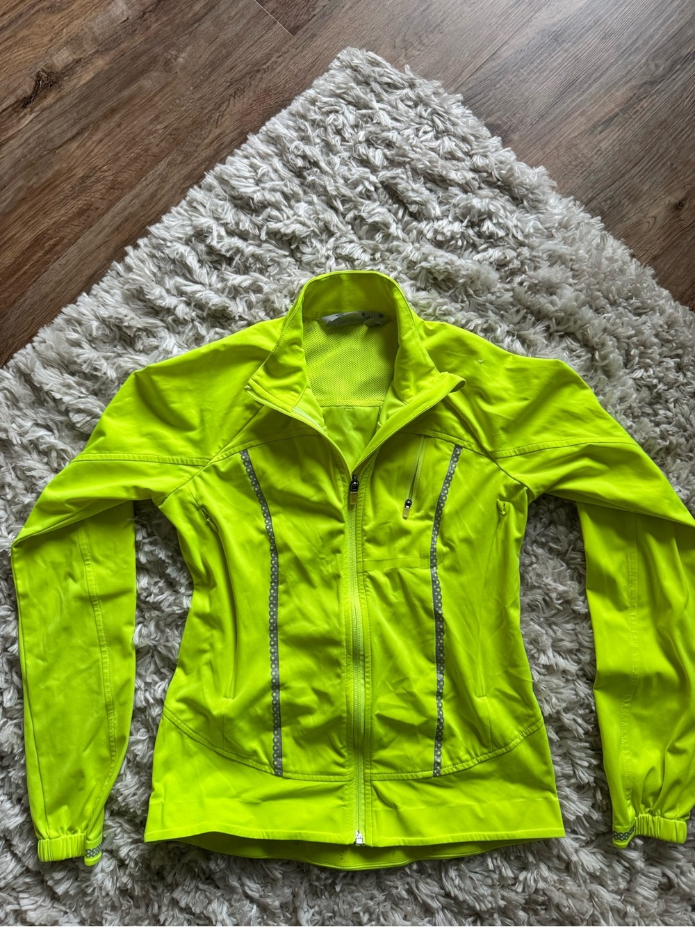 Athleta Neon Lime High-Visibility Utility Jacket - Women